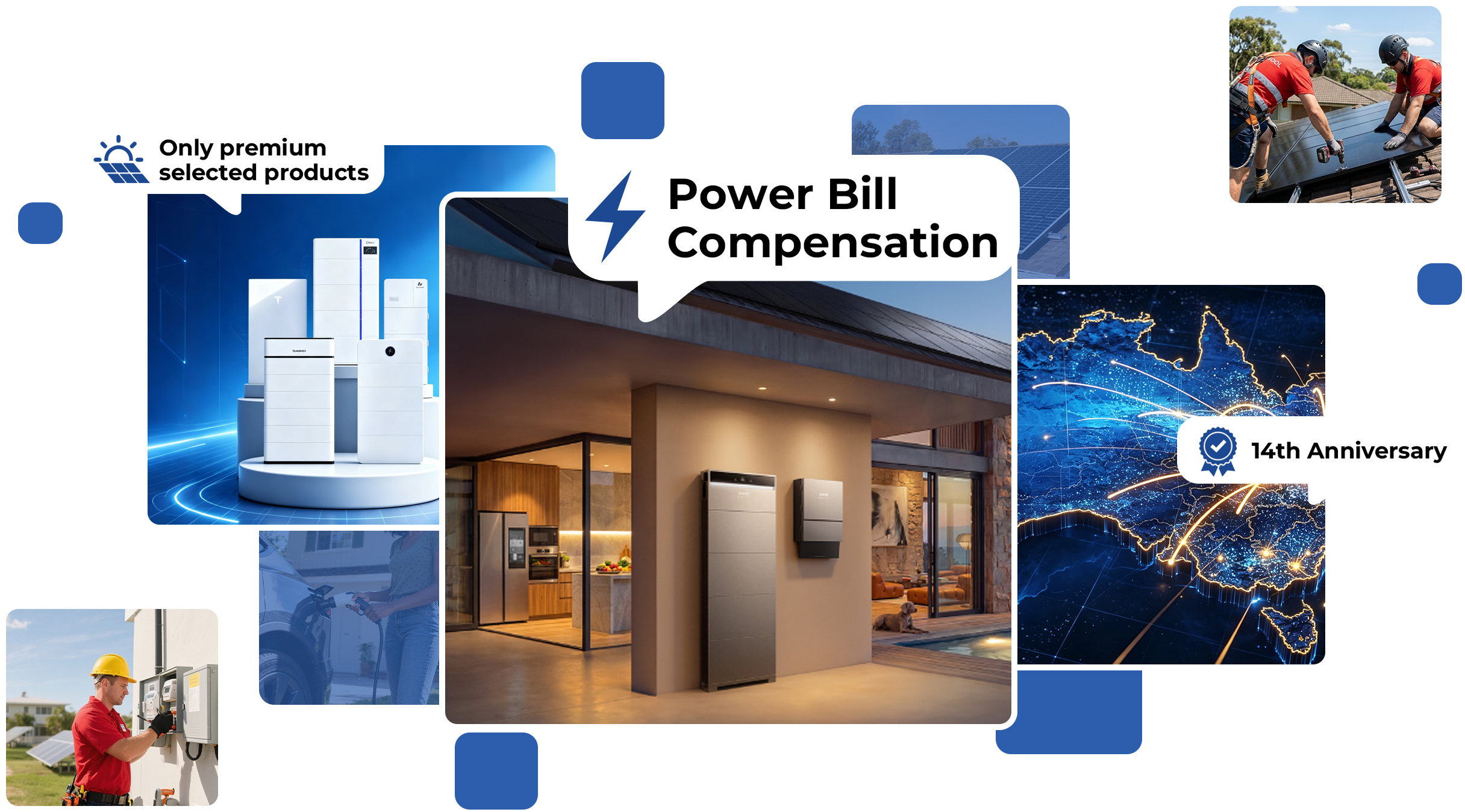 Premium products, power bill compensation and 14th anniversary